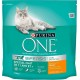 Purina One Croquettes Chat 11 ans et + Poulet 1,5Kg