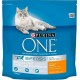 Purina One Croquettes Chat Stérilisé d’Intérieur Poulet 1,5Kg