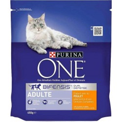 Purina One Croquettes Chat Adulte Poulet 450g