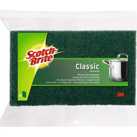 Scotch-Brite Classic Efficace Très Longtemps Pack Par 3