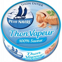 Petit Navire Thon Vapeur 100% Saveur 130g