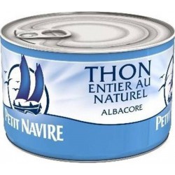 Petit Navire Thon Entier Au Naturel Albacore 280g