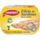 Saupiquet Filets de Sardines Citron Basilic Sans Huile 100g