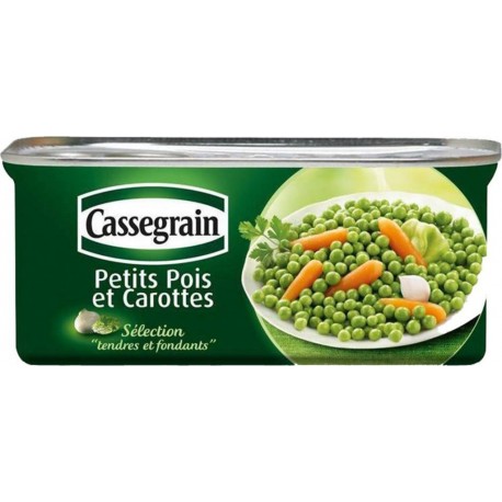 Cassegrain Petits Pois et Carottes Tendres et Fondants 200g