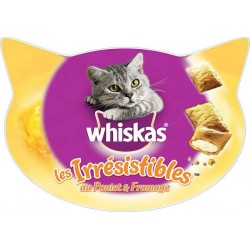 Whiskas Les Irrésistibles au Poulet et Fromage 60g
