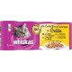 Whiskas Boîtes pour Chat La Carte Mer et Campagne en Gelée par 4