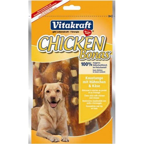 Vitakraft Chicken Bonas Bâtonnets à Mâcher au Poulet pour Chien 80g