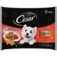 Cesar Délices en Sachet Fraîcheur Sélection en Sauce 100g par 4