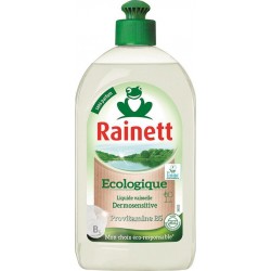 Rainett Écologique Liquide Vaisselle Dermosensitive Provitamine B5 Sans Parfum 500ml