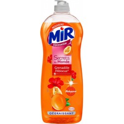 Mir Vaisselle Secret du Monde Granadille et Hibiscus Madagascar Dégraissant 750ml