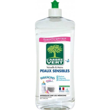 L'Arbre Vert L’Arbre Vert Vaisselle & Mains Hypoallergénique Biberons 750ml