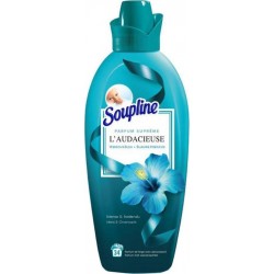 Soupline Adoucissant Parfum Suprême L’Audacieuse Hibiscus Bleu 1,2L