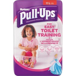 Huggies Culottes Pull-Ups Training Pants Taille L Fille x12