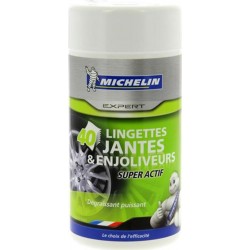 Michelin Expert Lingettes Jantes et Enjoliveurs Super Actif Dégraissant Puissant x40