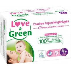 Love & Green Couches Hypoallergéniques Innovation Taille 4+