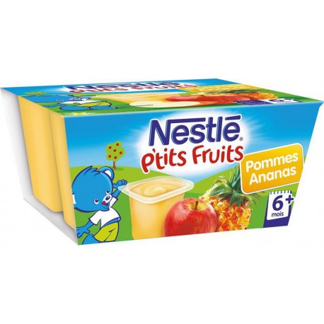 Nestlé P’tit Fruits Pommes Ananas