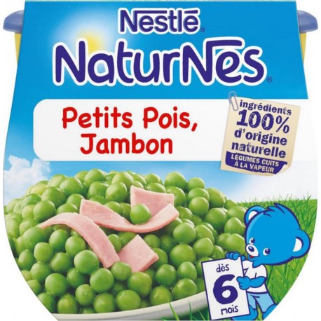 Nestlé Naturnes Petits Pois Jambon