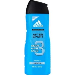 Adidas Douche After Sport 3 en 1 Body Hair Face Protein Hydrating Maxi Format 400ml