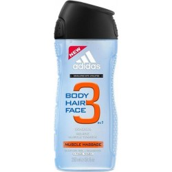 Adidas 3 en 1 Body Hair Face Muscle Massage Ginger Relieve Muscle Tension 250ml