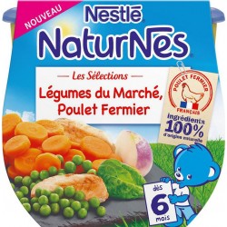 Nestlé Naturnes Les Sélections Légumes du Marché Poulet Fermier