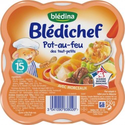 Blédina Blédichef Pot-au-Feu des Tout-Petits 250g