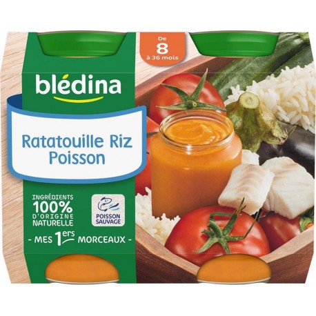 Blédina Petits Ratatouille Riz Poisson