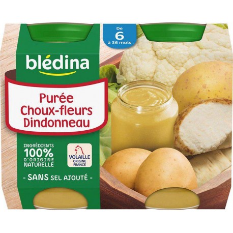 Blédina Purée Choux-Fleurs Dindonneau