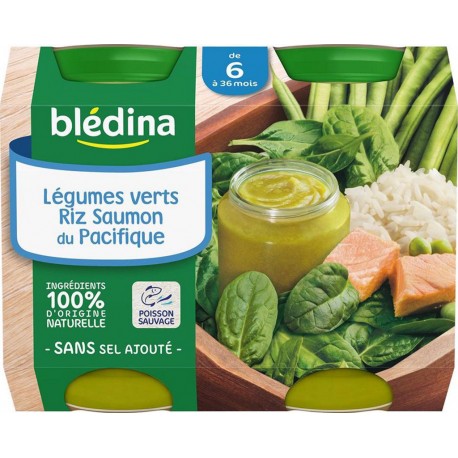 Blédina Légumes Riz Saumon du Pacifique