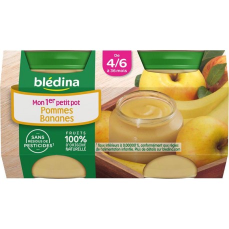 Blédina Pommes Bananes