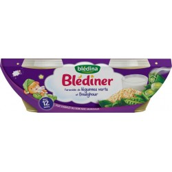 Blédina Blédiner Farandole de Légumes Verts et Boulghour