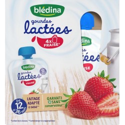 Blédina Gourdes Lactées Fraise