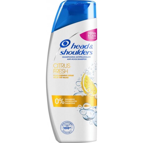 Head & Shoulders Shampooing Antipelliculaire Citrus Fresh Pour Cheveux Gras 280ml