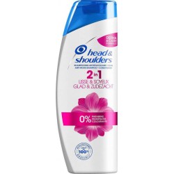 Head & Shoulders Shampooing Antipelliculaire + soin 2 in 1 Lisse & Soyeux Format Familial 540ml