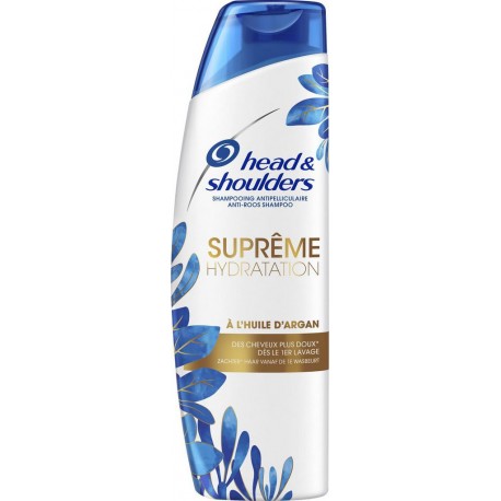 Head & Shoulders Shampooing Antipelliculaire Suprême Hydratation à l’Huile d’Argan 270ml