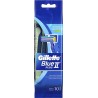 Gillette Blue II Plus Rasoirs Jetables pour Homme par 10 Rasoirs