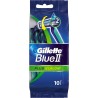 Gillette Blue II Plus Slalom Rasoirs Jetables pour Homme par 10 Rasoirs