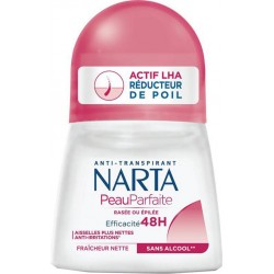 Narta Roll-on Anti-Transpirant Peau Parfaite Rasée ou Épilée Efficacité 48h 50ml