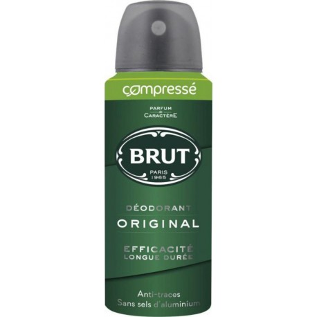 Brut Déodorant Original Compressé Efficacité Longue Durée 100ml