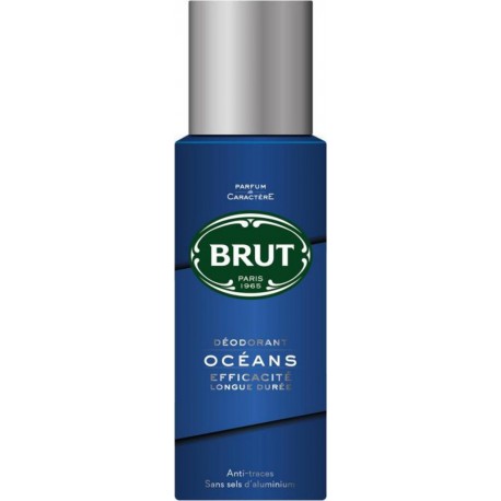 Brut Déodorant Océans Efficacité Longue Durée 200ml