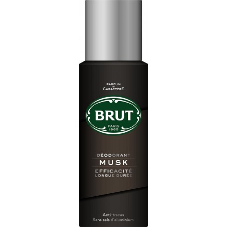 Brut Déodorant Musk Efficacité Longue Durée 200ml