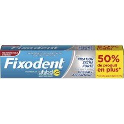 Fixodent Fixation Extra Forte Original + Antibactérien 70,5g