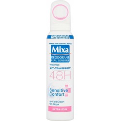Mixa Déodorant Peau Sensible Anti-Transpirant 48h Sensitive Confort Extra Soin 150ml