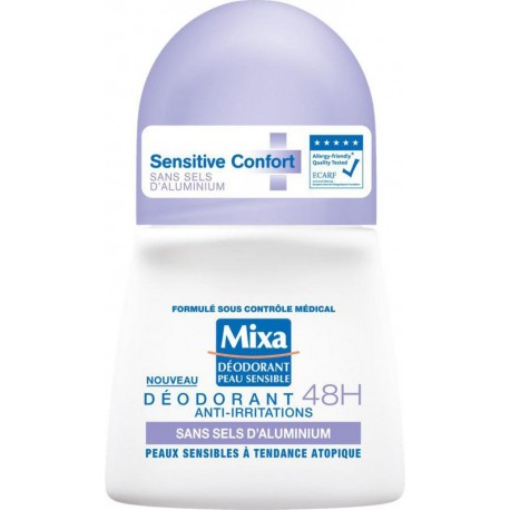 Mixa Déodorant Peau Sensible 48h Sans Sels d’Alluminium 50ml