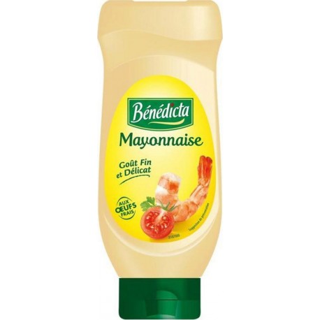 Bénédicta Mayonnaise Goût Fin et Délicat aux Oeufs Frais 585g