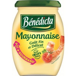 Bénédicta Mayonnaise Goût Fin et Délicat aux Oeufs Frais 510g