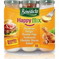 Bénédicta Happy Mix par 6 Sauces 515g