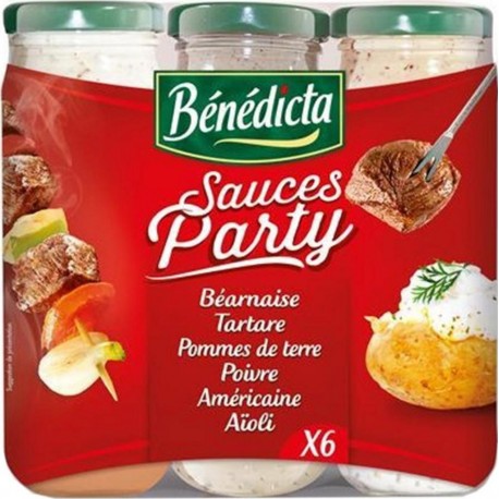 Bénédicta Sauce Party par 6 Sauces 500g