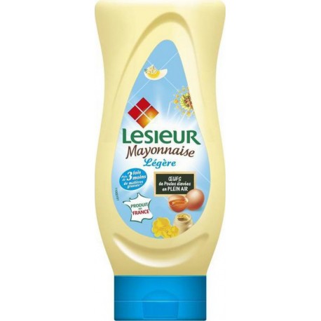 Lesieur Mayonnaise Légère Oeufs de Poules Élevées en Plein Air 450g