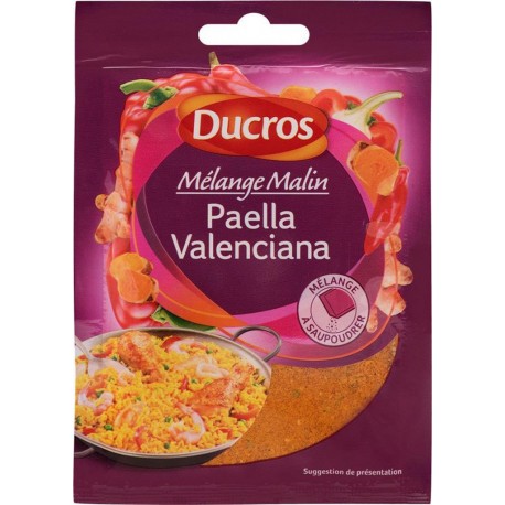 Ducros Mélange Malin Paella Valenciana à Saupoudrer 20g