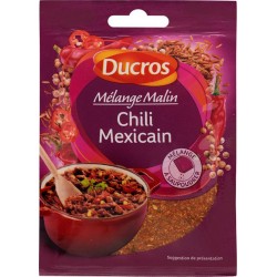 Ducros Mélange Malin Chili Mexicain à Saupoudrer 20g